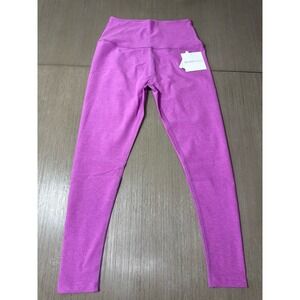 Beyond Yoga Spacedye Midi High Waisted Legging, Heather Purple  , Size Large